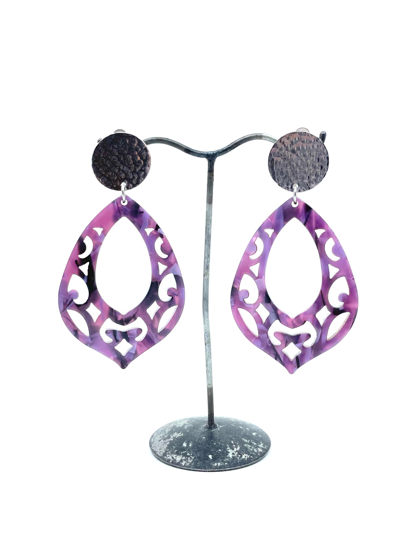 Ohrclips Cellulose-Acetat, groß