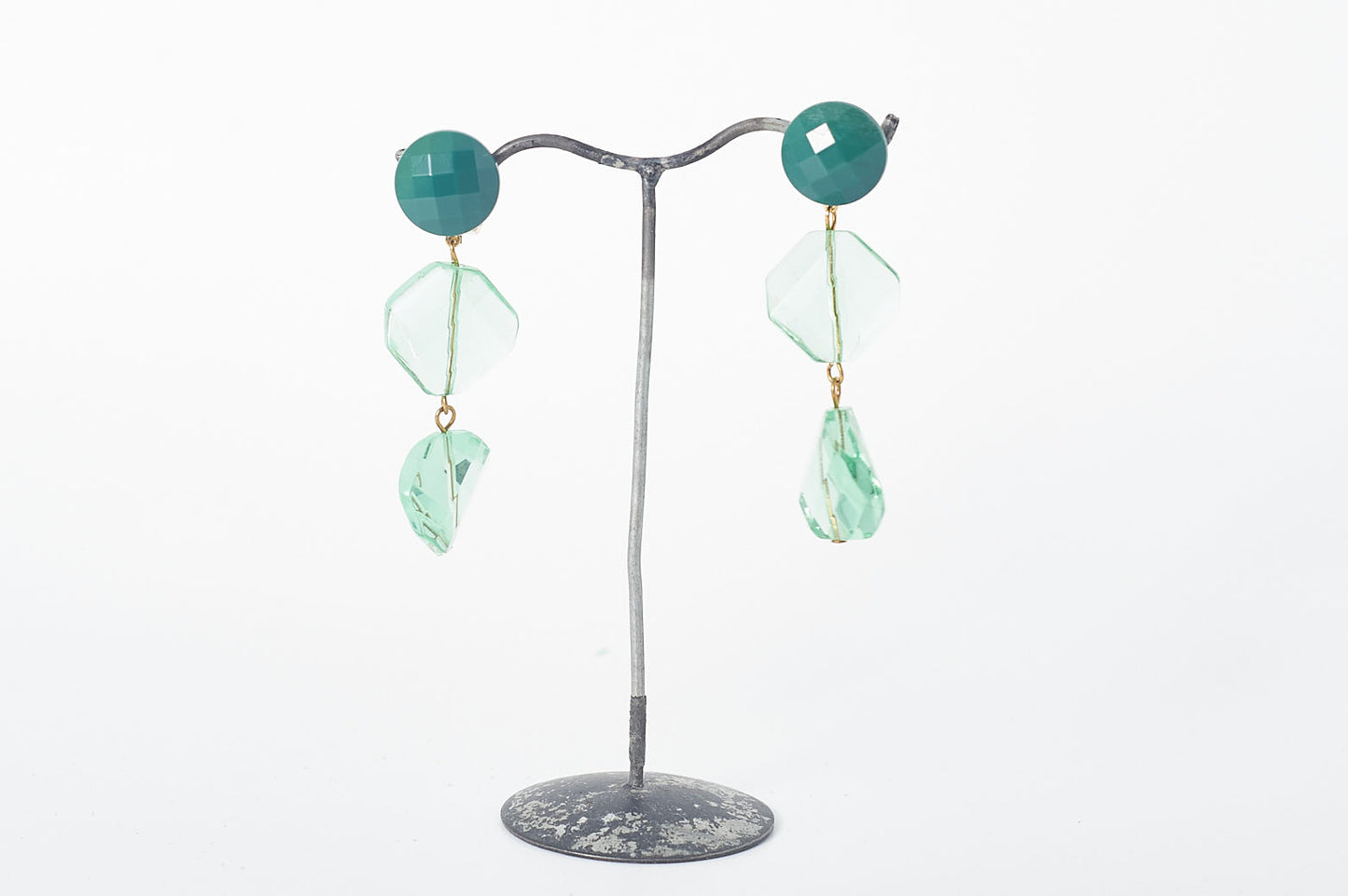 Ohrclips Kristallrhomben