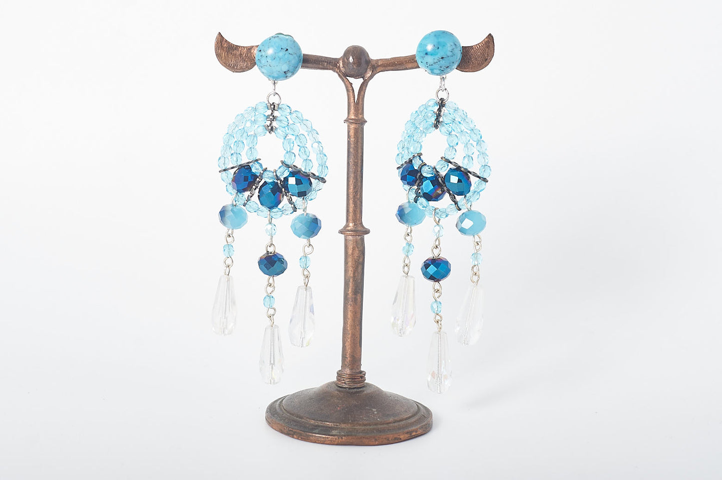 Ohrclips Chandelier, klein, , verschiedene Farben