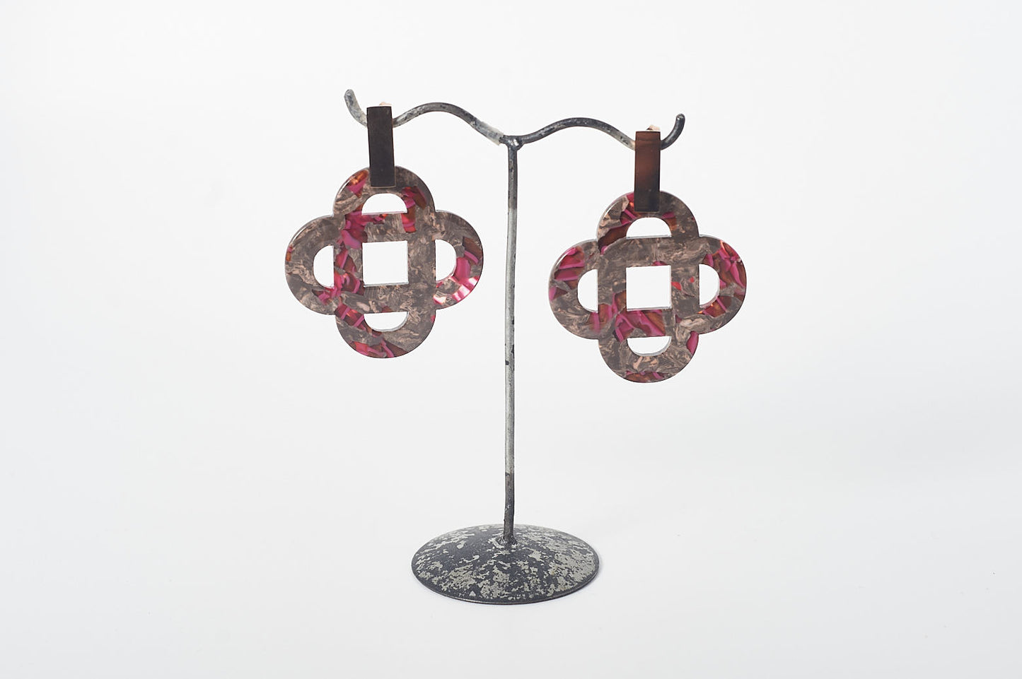 Ohrringe Kunstharz-Optik